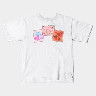 Valentines post stamps Kids T-Shirt